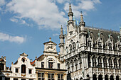 House Facade, The King'S House (A.K.A 'Het Broodhuis'), Museum Of The City Of Brussels, Grand-Place, Main Square, Brussels, Belgium