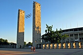 Olympic Stadium, Olympiastadion Built For The 1936 Olympic Games, Fascist Architecture By Werner March, Berlin, Germany