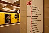 Metro Line U2, Alexanderplatz, Berlin, Germany