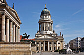 Konzerthaus, Work By Schinkel And French Church, Franzosischer Dom, Gendarmenmarkt, Berlin, Germany