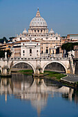 Victorio Emmanuelle Ii Bridge, Basilica San Pietro, Saint Peter'S Basilica, Rome