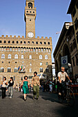 Le Palazzo Vecchio, Piazza Della Signoria, Florence, Toscane, Italie