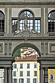 Inner Square, Uffizi Museum And Gallery (Galleria Degli Uffizi), Florence, Tuscany, Italy