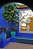 Villa Majorelle, Majorelle Gardens, Marrakech, Morocco, Maghrib, North Africa