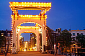 A Couple Of Lovers, Magere Brug, 'Skinny Bridge', Traditional Bascule Bridge