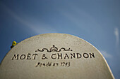 Stone Markers From The Vineyards Of The Great Champagne Makers, Moit Chandon, Marne (51)