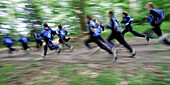 Foot Race In The Woods, Indre Et Loire (37)