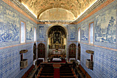 Azulejos In The Interior Of The Royal Basilica Of Castro Verde, Alentejo, Portugal