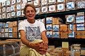 Teresa Regaleira, Directress, Azulejos Makers And Sale Of Old Azulejos, Ceramica De Bicesse, Cascais Region, Portugal