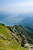 View over Lake Como, Monte Grona, Lombardy, Italy