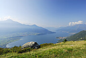 View over Lake Como, Monti Lariani, Lombardy, Italy
