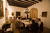 Wine tasting at Monnaber Vell Agroturisme Finca Hotel, Campanet, Mallorca, Balearic Islands, Spain, Europe