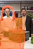 Gebrüder Axel und Philipp Bree, Design, Unternehmer in Isernhagen, mit neuen Modellen und Designstudien, Handtaschen und Lederwaren, Tasche, Koffer, Einkaufsbeutel