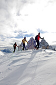 Ski Tour, Sextner Stein, Sexten, Hochpuster Valley, South Tyrol, Italy, moel released