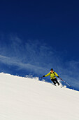 Skiing, Grosser Jaufen, Pragser Valley, Hochpuster Valley, South Tyrol, Italy, model released