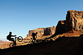 Mountainbiker, White Rim Trail, Moab, Utah, USA, MR