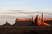 Totem Pole, Monument Valley, Navajo Tribal Lands, Utah, USA