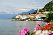 View over Lake Como to Bellagio, Lombardy, Italy