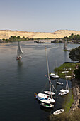 Felucca on Nile River, Aswan, Egypt