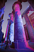 Light and Sound Show at Karnak Temple, Luxor, Egypt
