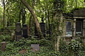 Jüdischer Friedhof, Berlin-Weissensee, Er gilt als der größte erhaltene jüdische Friedhof Europas, Berlin, Deutschland, Europa