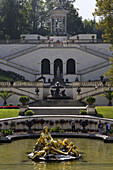 Schloss Linderhof, Ettal, bei Oberammergau, Bayern, Deutschland, Europa