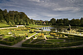 Südliche Gartenterrasse, Neuwerkgarten, barocker Terrassengarten, Schloss Gottorf, Schleswig, Schleswig-Holstein, Deutschland, Europa