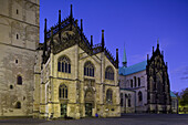 St.-Paulus-Dom und Domplatz in Münster, Münster, Nordrhein-Westfalen, Deutschland, Europa