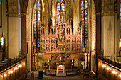 Brüggemann- oder Bordesholmer Altar im St. Petri-Dom zu Schleswig, Schleswig-Holstein, Deutschland, Europa