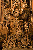 Brüggemann- or Bordesholmer Altar inside the Schleswig Cathedral, Cathedral of St. Peter, Schleswig, Schleswig-Holstein, Germany, Europe