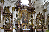 Interior view of Zwiefalten minster, Münster Unserer Lieben Frau, Zwiefalten, Upper Swabian Baroque Route, Baden-Württemberg, Germany, Europe