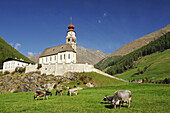 Church, Schnalstal valley, Vinschgau, Austria, South Tyrol, Italy