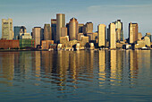 Boston skyline at dawn