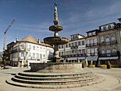 Largo de Camoes. Ponte de Lima. Portugal.