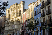 Plaza Mayor y fachada de la Catedral Cuenca,  Castilla la Mancha,  Spain