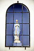 Virgin statue at port,  Socoa. Pyrénées-Atlantiques,  Aquitaine,  France