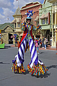 Giant Clown at Walt Disney Magic Kingdom Theme Park Orlando Florida Central