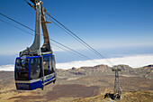 Cable car to Mount Teide,  Las Cañadas del Teide National Park. Tenerife,  Canary Islands,  Spain