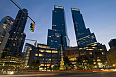 Columbus Circle and the Time Warner building,  Upper West side,  Manhattan,  New York,  USA,  2008