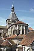 Church Sainte-Croix-Notre-Dame,  UNESCO World Heritage Site,  La Charité-sur-Loire,  Burgundy,  France