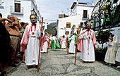 Holy Week. Frigiliana. Malaga,  Andalusie,  Spain