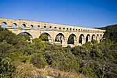 Pont du Gard,  Gard,  Languedoc-Roussillon,  France