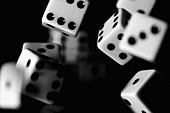 Dice  Black and White
