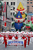 New York City USA,  the Macy´s parade in Times Square