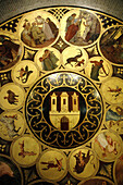 Prague Czech Republic,  the Josef Manes months dial at the Muzeum hlavniho mesta Prahy