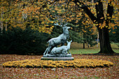 The Luxembourg garden in autumn,  Paris,  France
