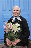 OLD WOMAN,  VILNIUS MARKET,  LITHUANIA