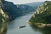 Danube river at Iron Gate gorge,  Serbia