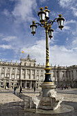 Plaza de la armeria,  Palacio real,  Madrid,  Spain