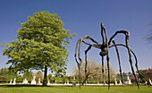 Entitled ´Maman´ is a giant female spider,  artist Louise Bourgeois´s, Paris,  France